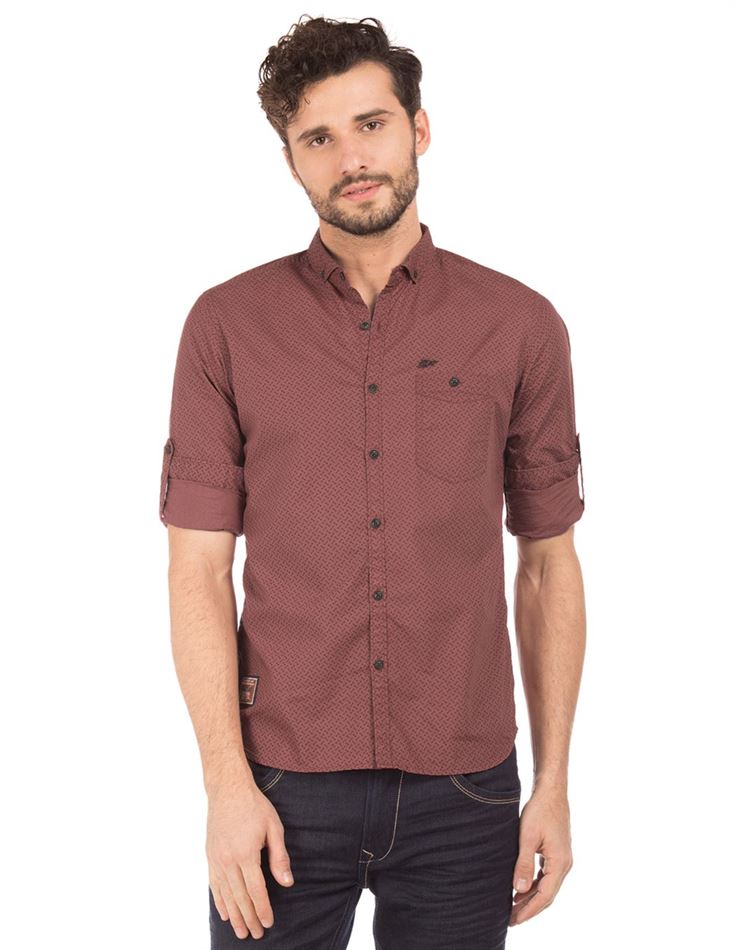 Ed Hardy Men Casual Wear Printed Shirt